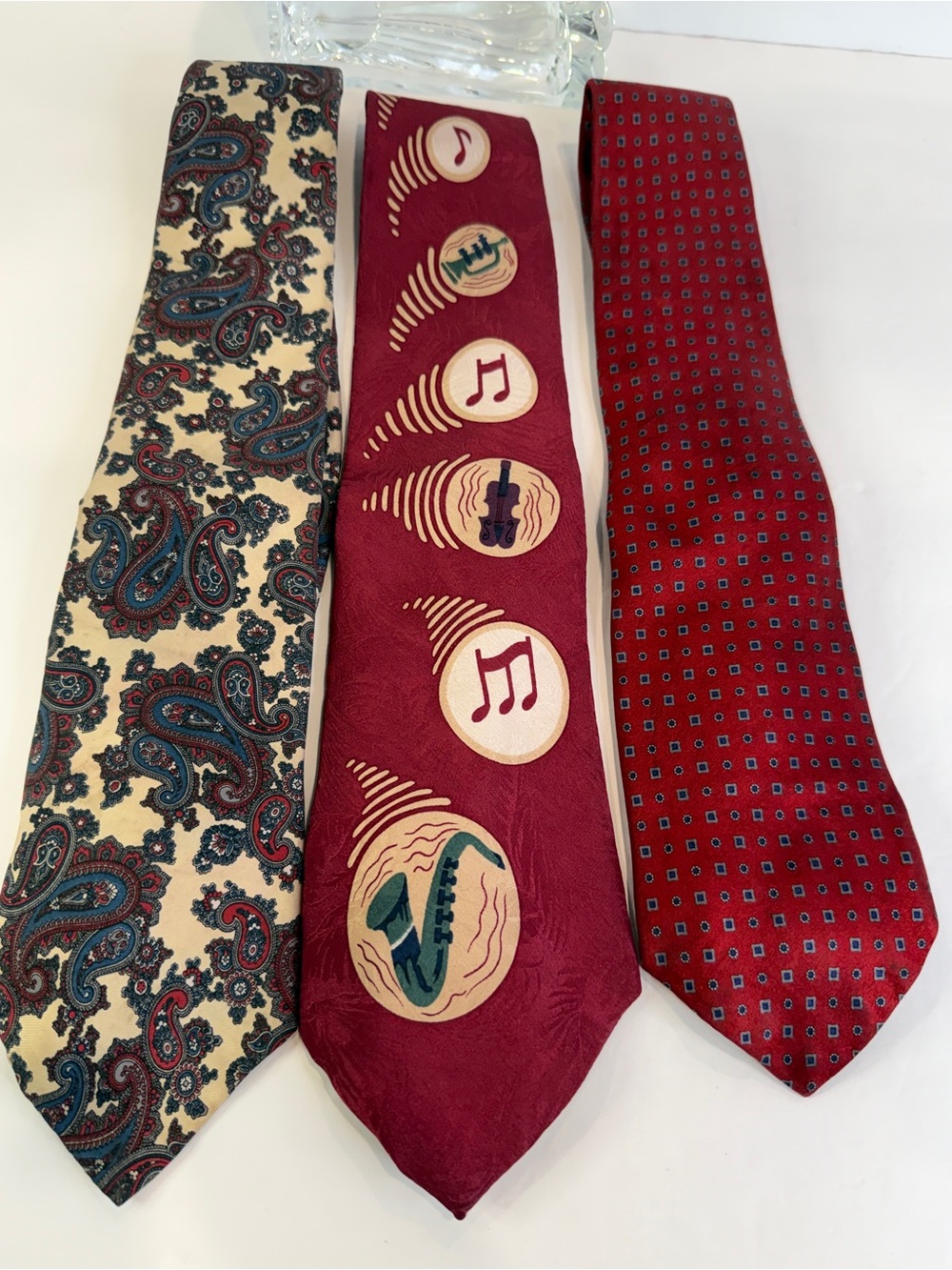 Designer Silk Tie Collection | Oscar de la Renta Couture & Je Suis Music Tie